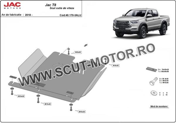 Scut cutie de viteză din aluminiu Jac T8 3