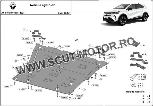 Scut motor Renault Symbioz  3