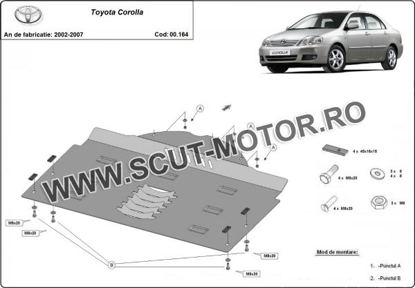 Scut antifurt catalizator pentru Toyota Corolla 3