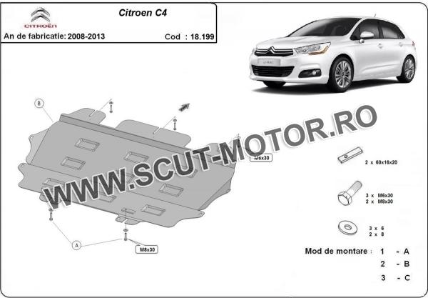Scut motor Citroen C4 3