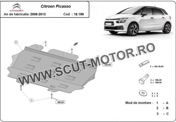 Scut motor Citroen C4 Picasso 3