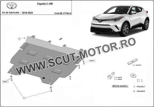 Scut motor din aluminiu Toyota C-HR 3