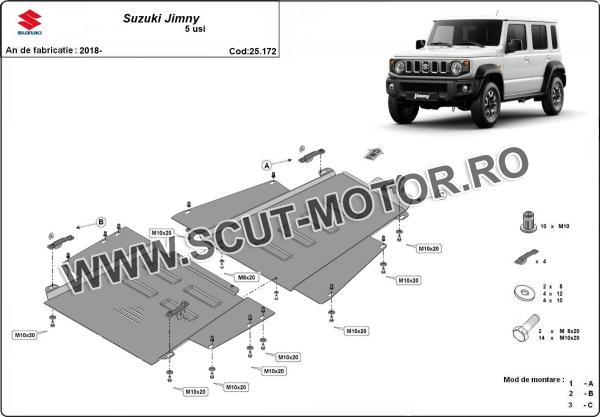 Scut reductor/cutie transfer Suzuki Jimny - model cu 5 usi 2