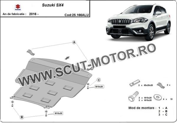 Scut motor din aluminiu Suzuki SX4 2
