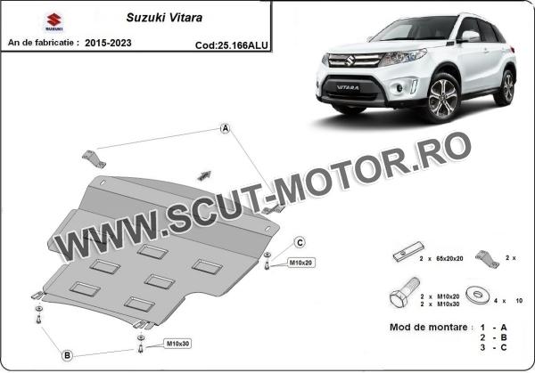 Scut motor din aluminiu Suzuki Vitara 3