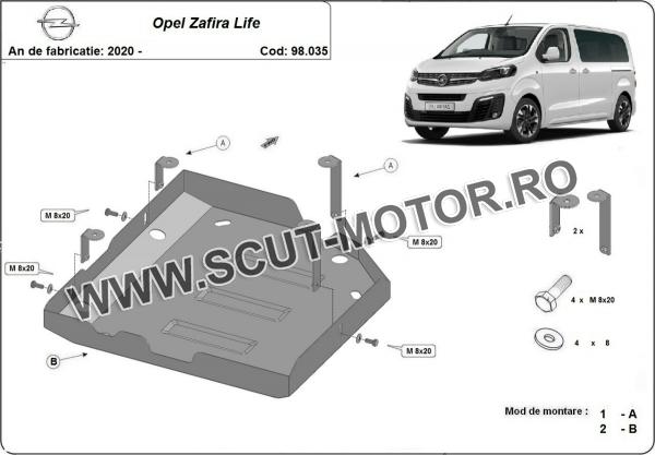 Scut rezervor AdBlue Opel Zafira Life 2