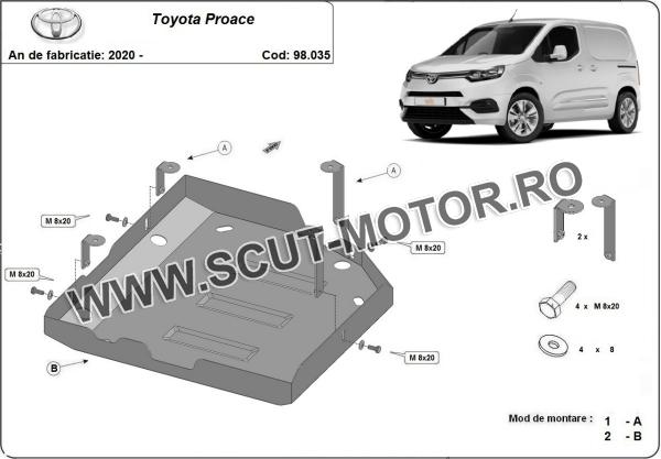 Scut rezervor AdBlue Toyota Proace 2