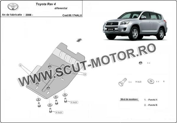 Scut diferențial din aluminiu Toyota RAV4 2