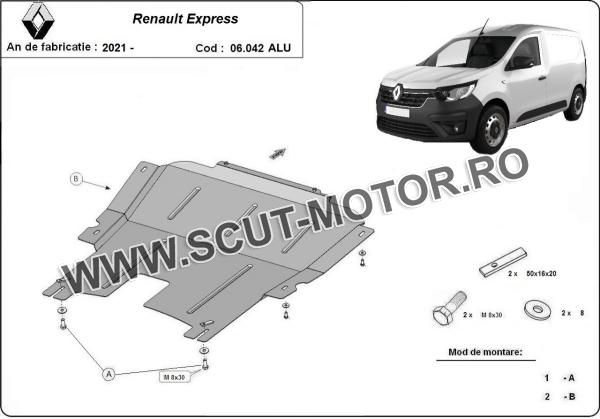 Scut motor din aluminiu Renault Express  2