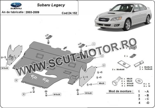 Scut motor metalic Subaru Legacy 2