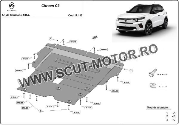 Scut motor Citroen C3 2