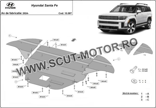 Scut motor Hyundai Santa Fe 2