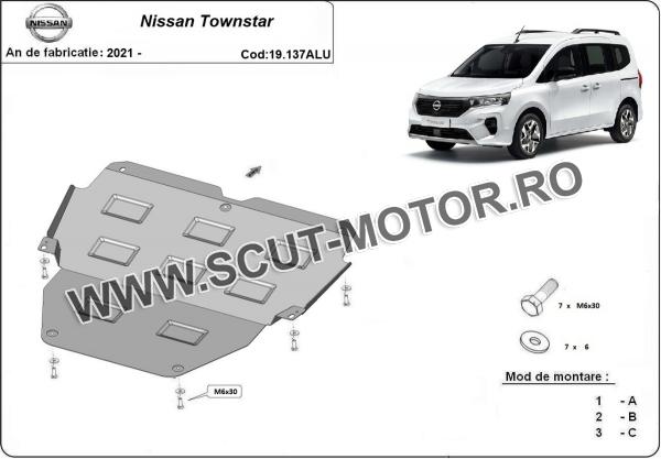Scut motor din aluminiu Nissan Townstar 2