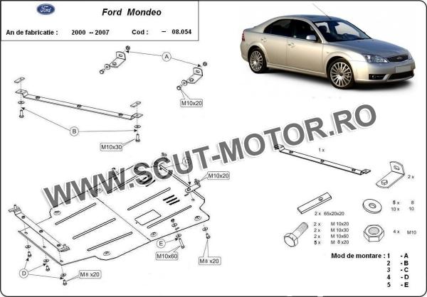 Scut motor Ford Mondeo 3 2