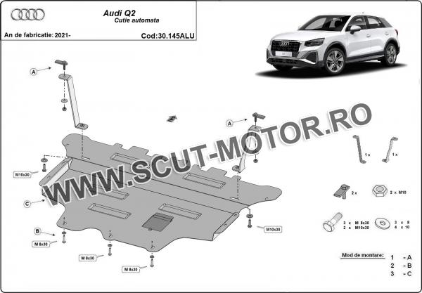 Scut motor din aluminiu Audi Q2 2