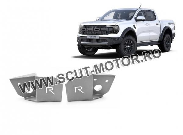 Scut de protecție din aluminiu pentru senzorul brațului de suspensie spate Ford Ranger Raptor 1