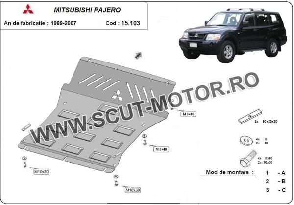 Scut motor și radiator Mitsubishi Pajero 3 (V60, V70) Vers 2.0 2
