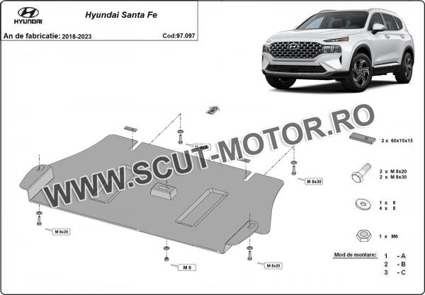 Scut catalizator Hyundai Santa Fe 2