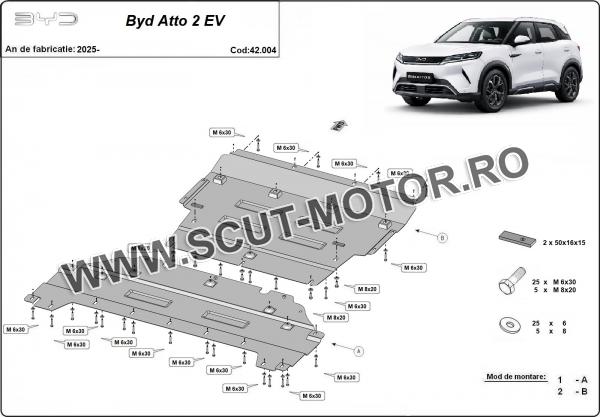 Scut motor BYD Atto 2 2