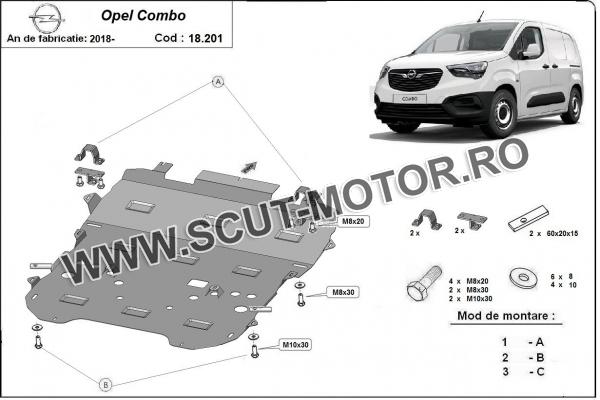 Scut motor Opel Combo 2