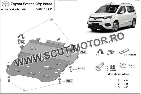 Scut motor Toyota Proace 2