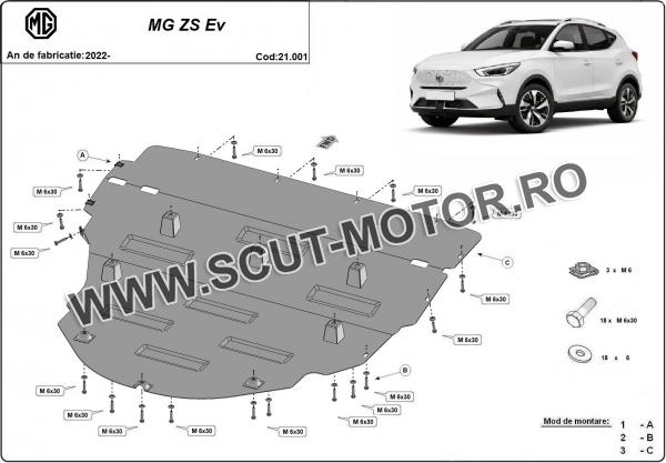 Scut motor MG ZS EV 2