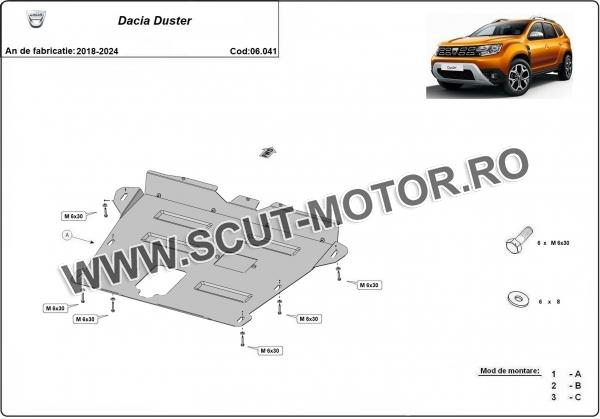 Scut motor din aluminiu Dacia Duster 2
