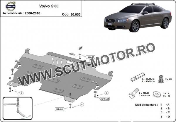 Scut motor și cutie de viteză Volvo S80 2