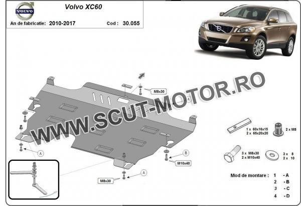 Scut motor și cutie de viteză Volvo XC60 2
