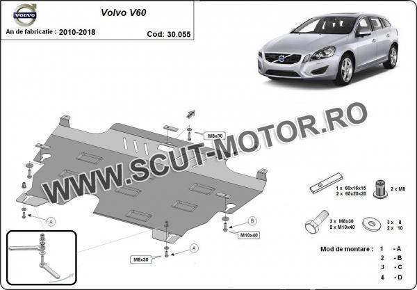 Scut motor și cutie de viteză Volvo V60 2