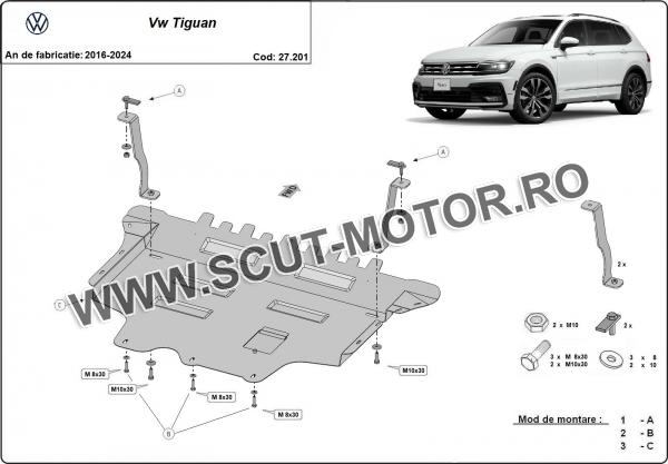 Scut Motor  Volkswagen Tiguan dupa 2016 2