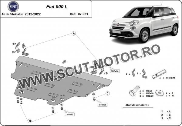 Scut motor Fiat 500 L 2
