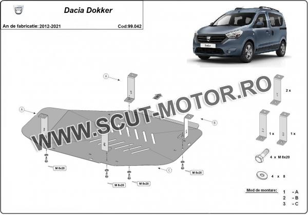 Scut rezervor Dacia Dokker 2