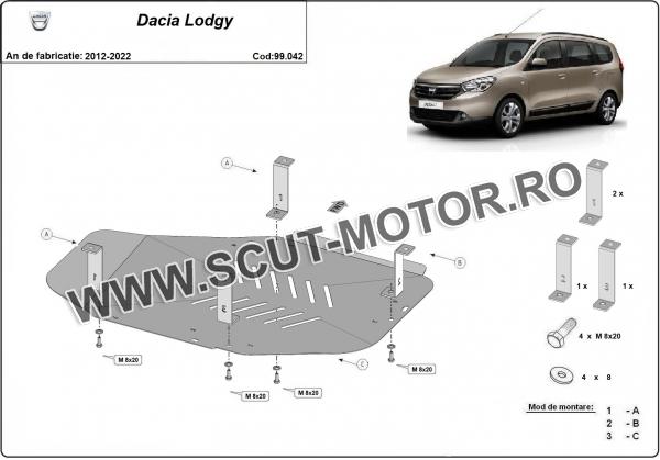 Scut rezervor Dacia Lodgy 2