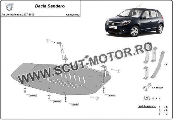Scut rezervor Dacia Sandero 2