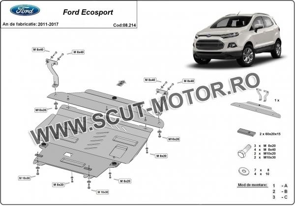 Scut motor și cutie de viteză Ford EcoSport 2