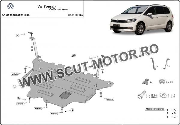 Scut motor Volkswagen Touran - cutie de viteză manuală 2