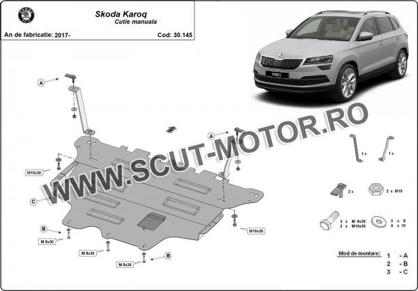 Scut motor Skoda Karoq - cutie de viteză manuală 2