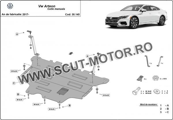Scut motor Volkswagen Arteon - cutia de viteza manuala 2