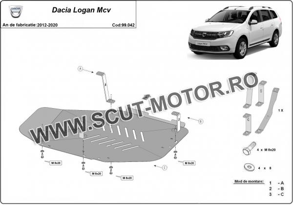 Scut rezervor Dacia Logan II MCV 2