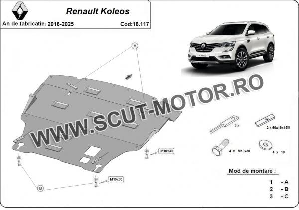 Scut motor Renault Koleos 2