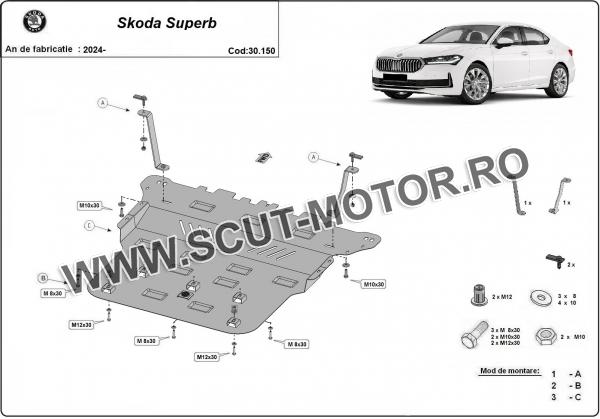 Scut motor Skoda Superb 4 2