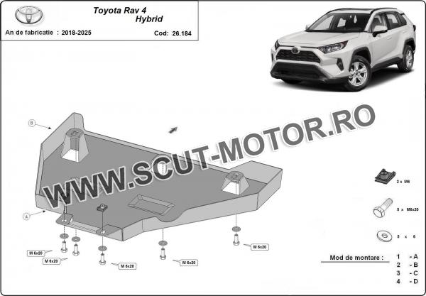 Scut Diferential spate Toyota Rav4 Hybrid 2