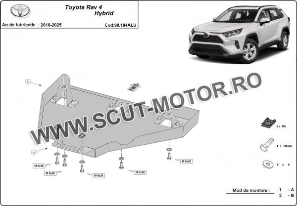 Scut diferențial din aluminiu Toyota RAV4 2