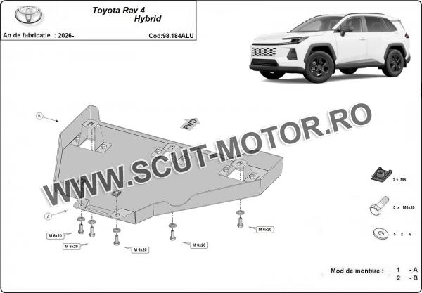 Scut diferențial din aluminiu Toyota RAV4 2