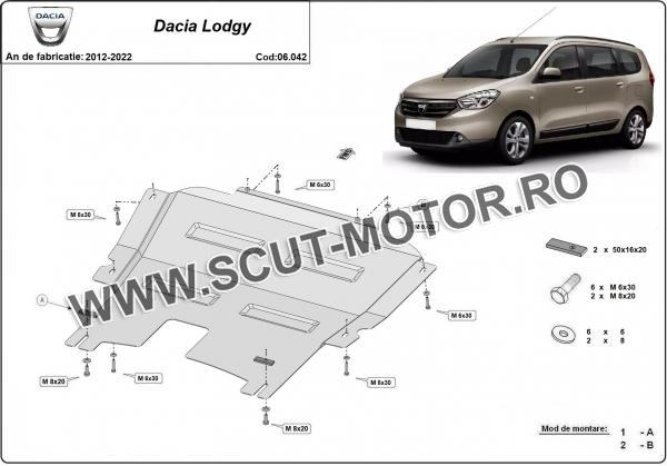 Scut motor Dacia Lodgy 2