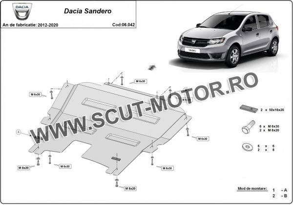 Scut motor Dacia Sandero 2 2