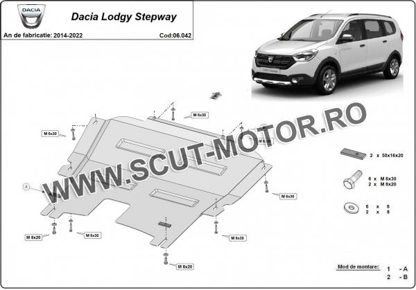Scut motor Dacia Lodgy Stepway 2