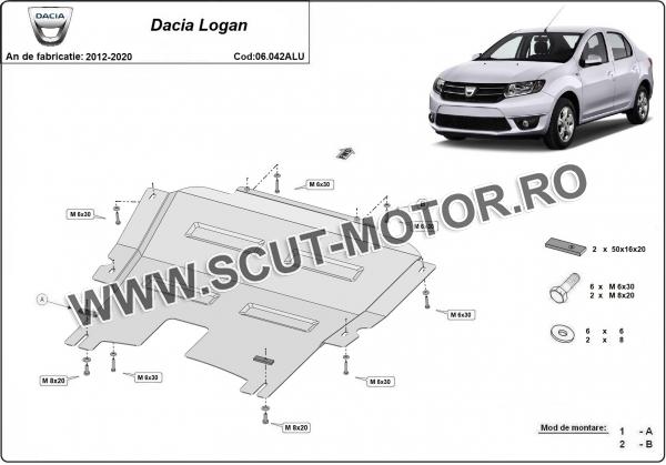 Scut motor din aluminiu Dacia Logan 2 2