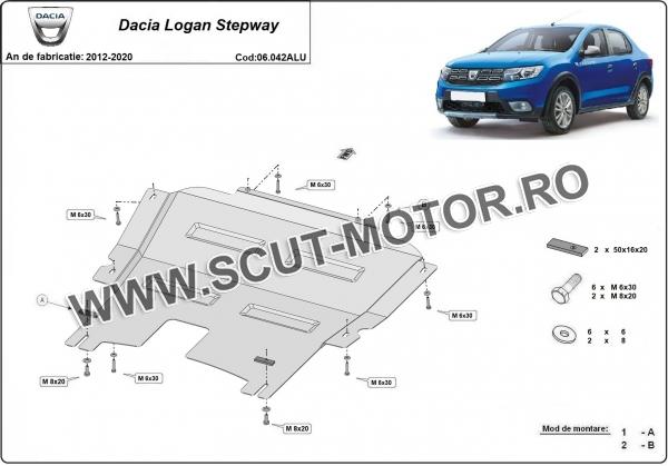Scut motor din aluminiu Dacia Logan Stepway 2